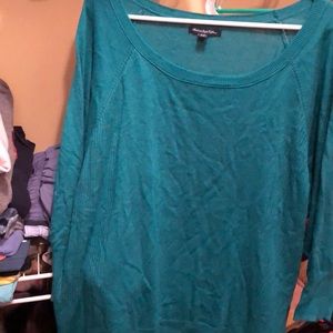 Gently used turquoise sweater